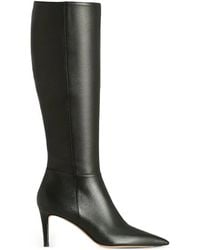 Kiton - Pointed-Toe Knee-High Boots - Lyst