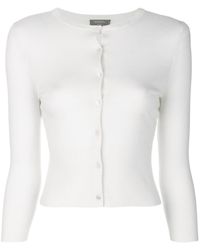N.Peal Cashmere - Superfine Cropped Cardigan - Lyst