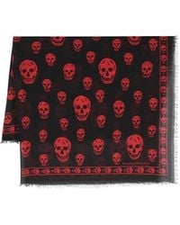 McQueen - Classic Skull スカーフ - Lyst