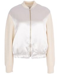 Fabiana Filippi - Veste Bomber À Manches Longues - Lyst