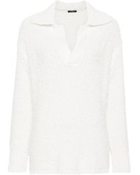 JOSEPH - Strukturierter Strickpullover Mit Polokragen - Lyst