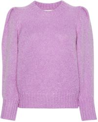 Isabel Marant - Maglione crop a coste Emma - Lyst