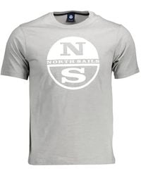 North Sails - Logo-Print T-Shirt - Lyst