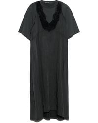 Bimba Y Lola - Washed Dress With Lace Bodice - Lyst