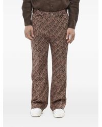 Needles - Patterned Belt-Loop Trousers - Lyst