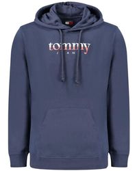 Tommy Hilfiger - Hoodie En Coton À Logo Imprimé - Lyst