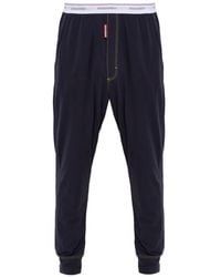 DSquared² - Logo-Waistband Contrast-Stitch Pajamas - Lyst