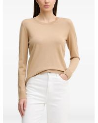 Sisley - Fine-Knit Long-Sleeve Top - Lyst