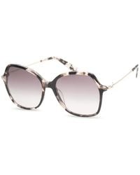Longchamp - Tortoiseshell-Effect Geometric-Frame Sunglasses - Lyst