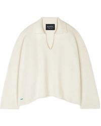 Alanui - Finest Polo-Collar Ribbed Sweater - Lyst