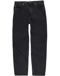 A.P.C. - Contrast-Stitch Straight-Leg Jeans - Lyst