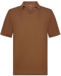 Franzese Collection - V-Neck Knitted T-Shirt - Lyst
