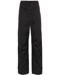 Lemaire - High-waist Cotton Trousers - Lyst