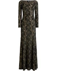 Etro - Long Chenille Jacquard Dress With Lurex And Paisley Motif - Lyst