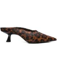Simon Miller - Leather Heeled Mules - Lyst