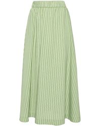 Rodebjer - Marla Gestreepte Midi-Rok - Lyst