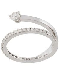 Delfina Delettrez - 18Kt Marry Me Diamond Ring - Lyst