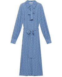 Maliparmi - Vestido midi con estampado geométrico - Lyst
