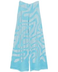 Circus Hotel - Geometric-Pattern Trousers - Lyst