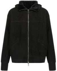 Giorgio Brato - Hooded Leather Jacket - Lyst
