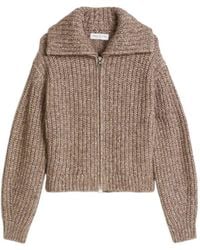 Marc O' Polo - Ribbed-Knit Zip-Up Cardigan - Lyst