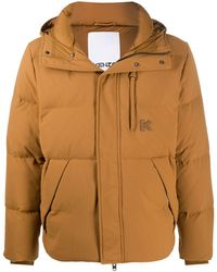kenzo silver puffer jacket