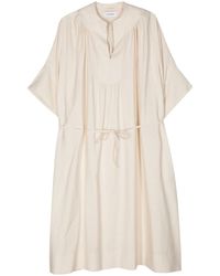 Yves Salomon - Belted Midi Dress - Lyst