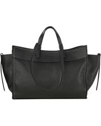 VISONA - Leather Tote Bag - Lyst
