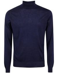 Gran Sasso - Turtle-Neck Wool Sweater - Lyst