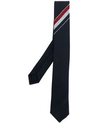 Thom Browne - Cravate à détail tricolore - Lyst