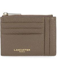 Lancaster - Dune Grained-Leather Cardholder - Lyst