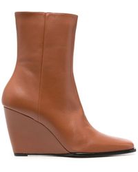 Wandler - Square-toe 90mm Ankle Boots - Lyst