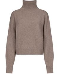 Loulou de Saison - Luke Ribbed-Collar Wool Sweater - Lyst