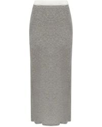 Samsøe & Samsøe - Sadou Ribbed Maxi Skirt - Lyst