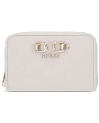 Guess - Anise Logo-Embossed Zip-Around Wallet - Lyst