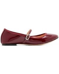 House Of Ballerinas - Mary Crystal-Embellished Patent-Leather Ballet Flats - Lyst