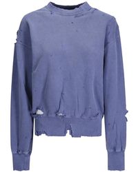 Kuro - More Damage Distressed Washed Sweatshirt - Lyst
