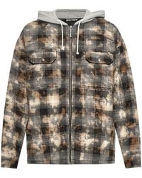 Palm Angels - Check-Pattern Shirt Jacket - Lyst
