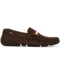 Bally Pearce Suede Loafers - Brown