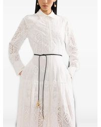 Erdem - Flora Multi-Strand Leather Belt - Lyst
