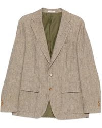 Fursac - Single-Breasted Notched-Lapel Blazer - Lyst