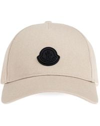 Moncler - Cotton Gabardine Baseball Cap - Lyst