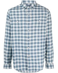 Polo Ralph Lauren - Check-pattern Linen-blend Shirt - Lyst