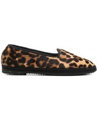 Manebí - Loafer Mit Leoparden-Print - Lyst