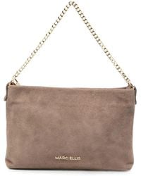 Marc Ellis - Ester Schultertasche Mit Logo-Plakette Und Kettenriemen - Lyst