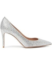SCAROSSO - 90Mm Leather Pumps - Lyst