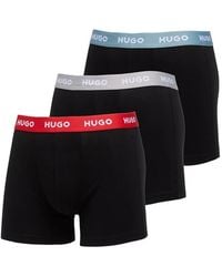HUGO - Logo-Waistband Boxers Set (Set Of Three) - Lyst