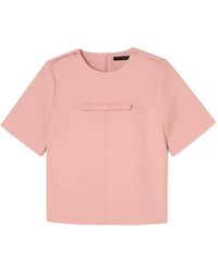 Tara Jarmon - Tea Bluse mit Schleifendetail - Lyst