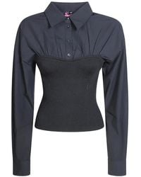 Pinko - Haut À Empiècement Contrastant - Lyst