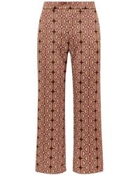 Maliparmi - Chain-Motif Flared Trousers - Lyst